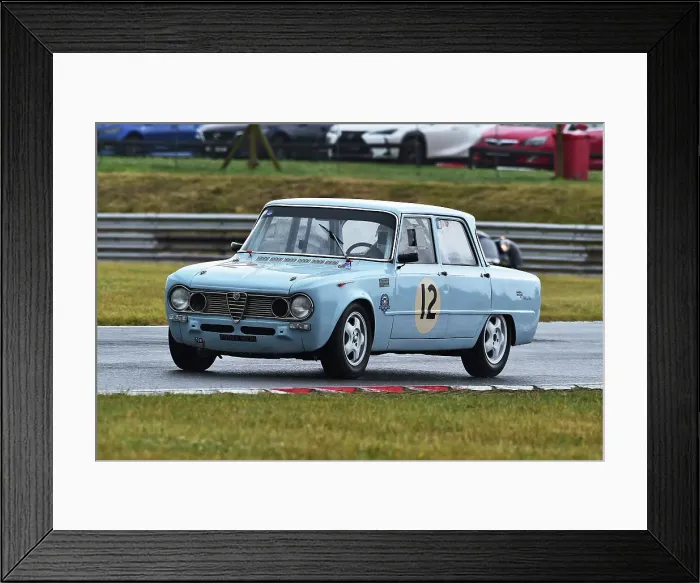 Framed Print : CM35 9294 George Frankel, Alfa Romeo Giulia Super Framed Print : CM35 9294 George Frankel, Alfa Romeo Giulia Super