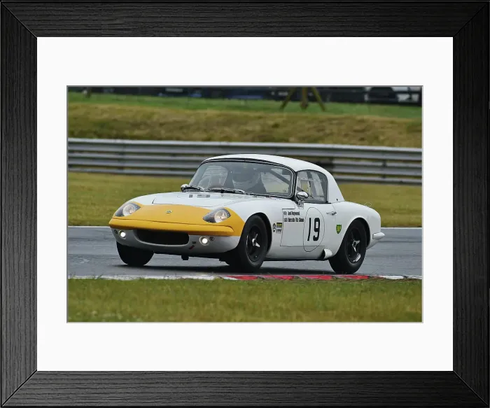 Framed Print : CM35 9322 Joel Hopwood, Lotus Elan