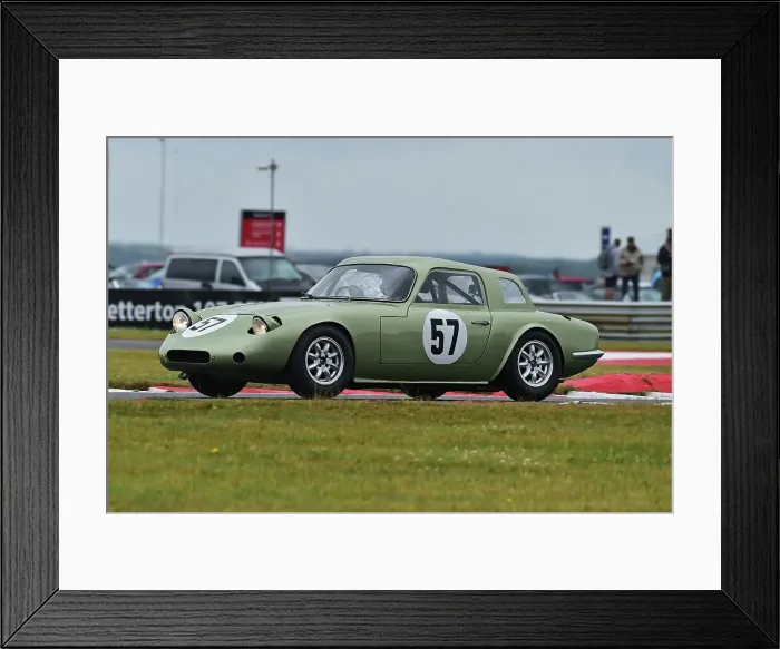 Framed Print : CM35 9347 Ian McDonald, Lotus Elan Costin