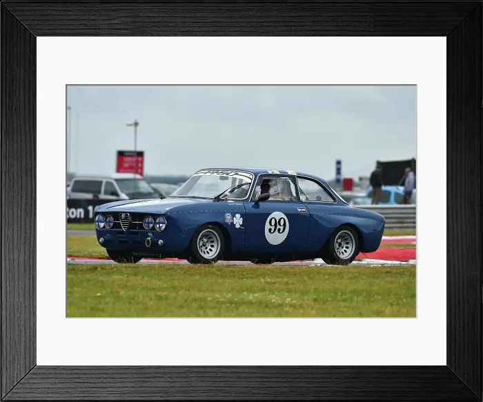 Framed Print : CM35 9356 Gavin Watson, Alfa Romeo 1750 GTAm