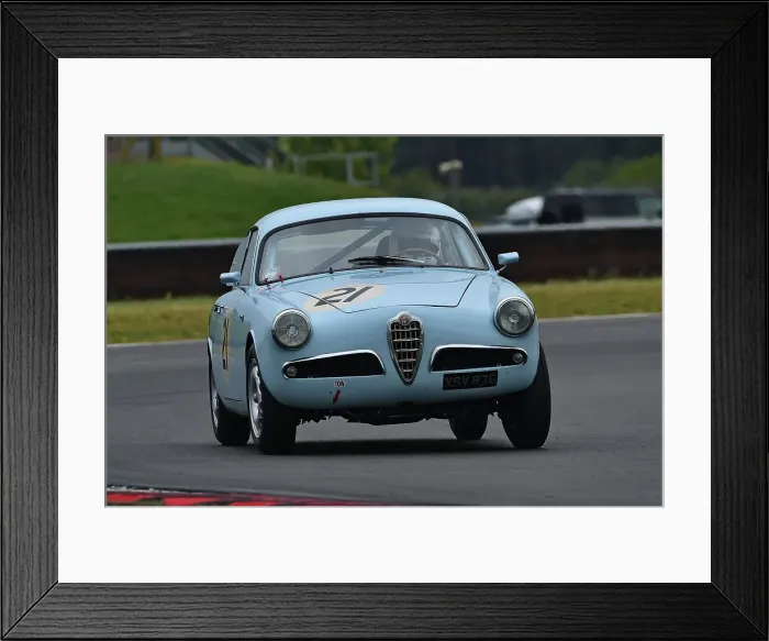 Framed Print : CM35 9700 Vernon MacKenzie, Alfa Romeo Giulietta Sprint