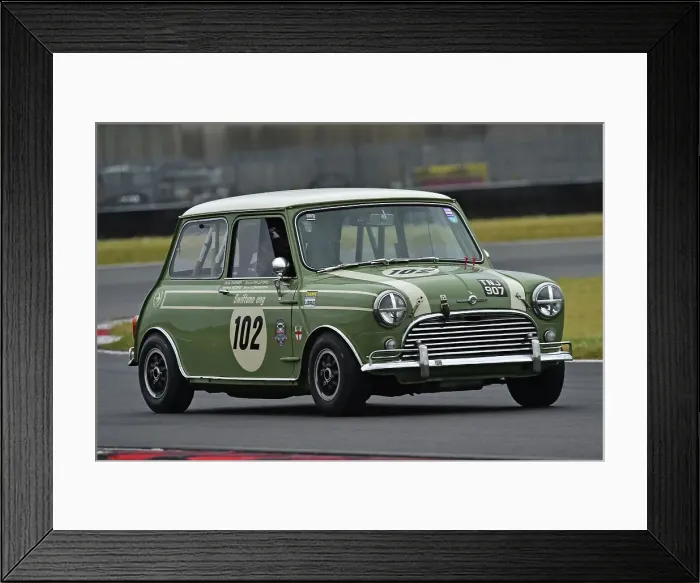 Framed Print : CM35 9718 Ryck Turner, Austin Mini Cooper S Framed Print : CM35 9718 Ryck Turner, Austin Mini Cooper S