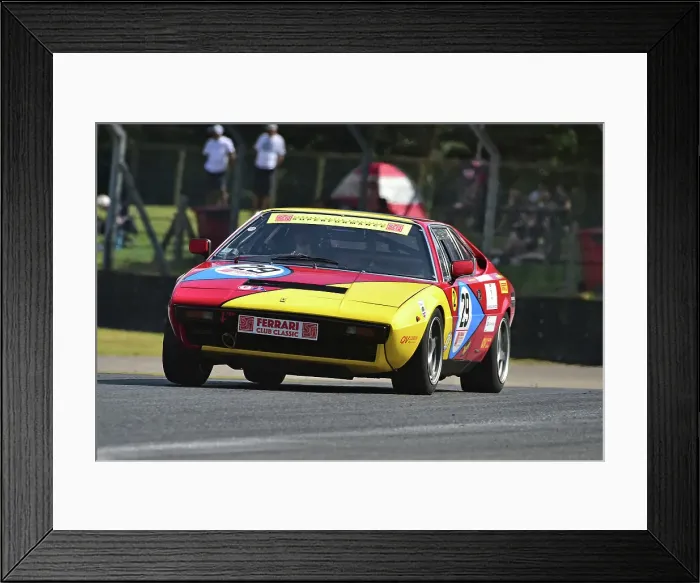 Framed Print : CM36 1085 William Moorwood, Ferrari 308 GT4