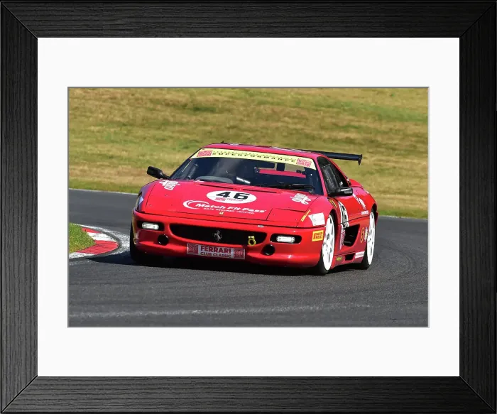 Framed Print : CM36 1143 Tristan Simpson, Ferrari 355 Challenge