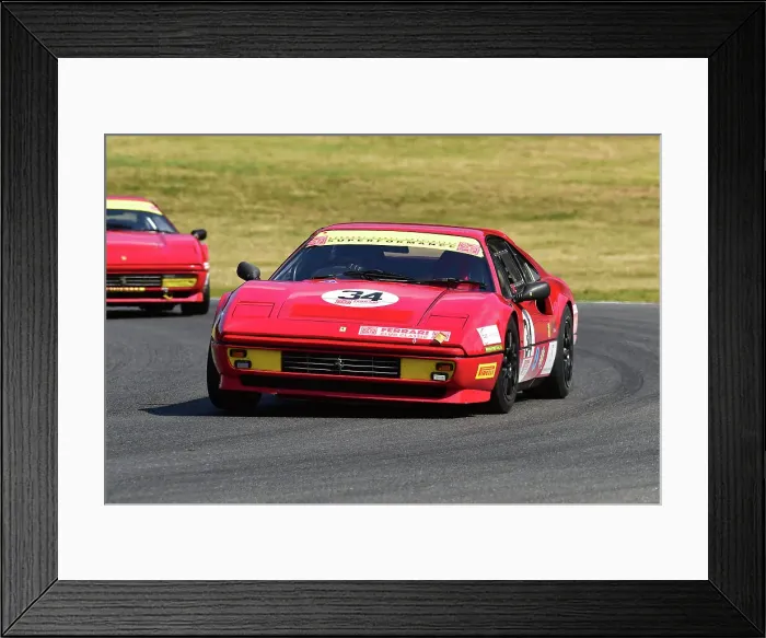 Framed Print : CM36 1144 Gary Culver, Ferrari 328 GTB