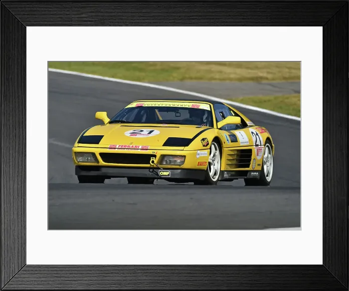 Framed Print : CM36 1174 Robin Biesbroek, Ferrari 348 Challenge Framed Print : CM36 1174 Robin Biesbroek, Ferrari 348 Challenge
