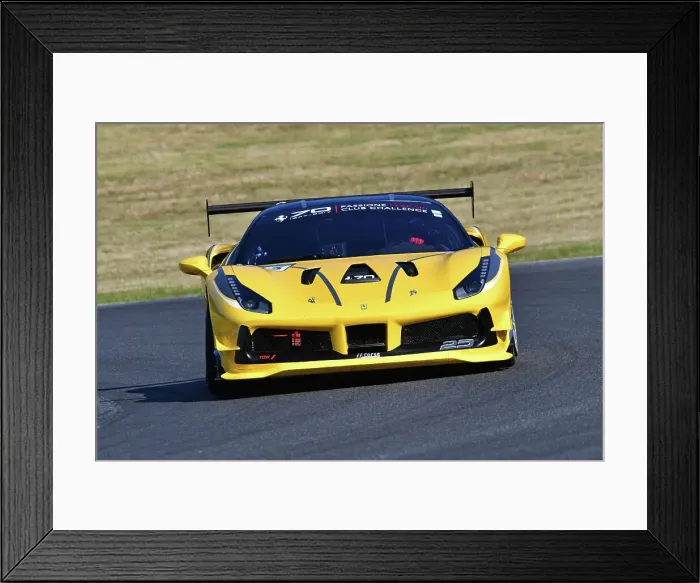 Framed Print : CJ14 5096 Tim Snowden, Ferrari 488 Challenge Framed Print : CJ14 5096 Tim Snowden, Ferrari 488 Challenge