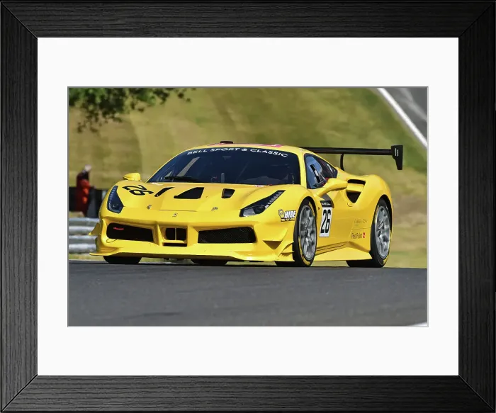 Framed Print : CM36 0749 Colin Sowter, Ferrari 488 Challenge Framed Print : CM36 0749 Colin Sowter, Ferrari 488 Challenge