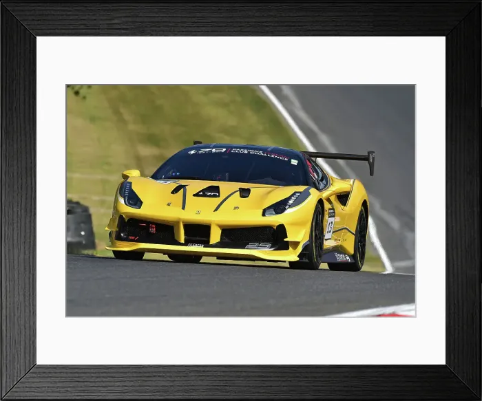 Framed Print : CM36 0752 Tim Snowden, Ferrari 488 Challenge Framed Print : CM36 0752 Tim Snowden, Ferrari 488 Challenge