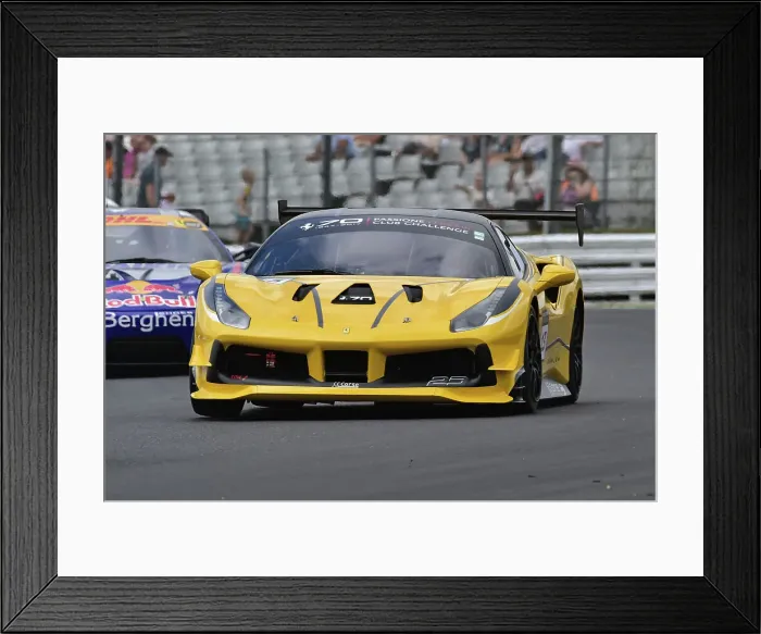 Framed Print : CM36 0977 Tim Snowden, Ferrari 488 Challenge Framed Print : CM36 0977 Tim Snowden, Ferrari 488 Challenge