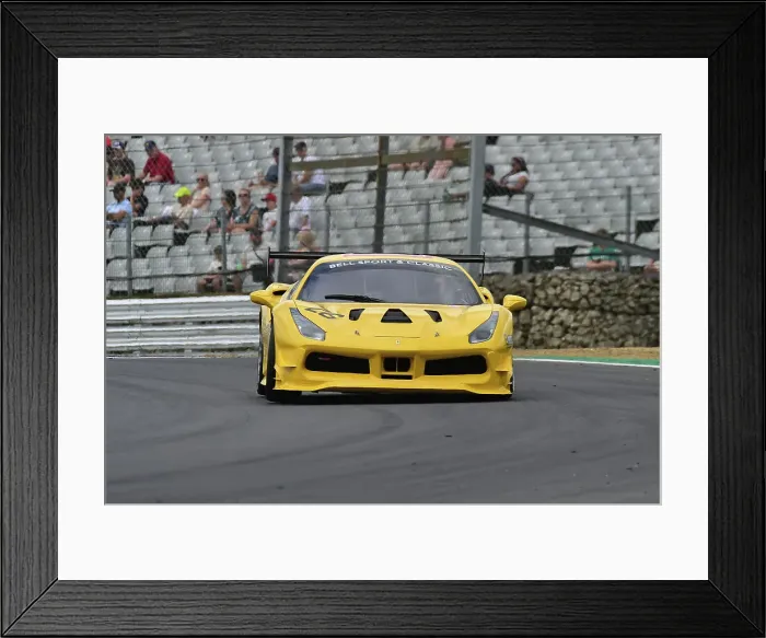 Framed Print : CM36 0993 Colin Sowter, Ferrari 488 Challenge
