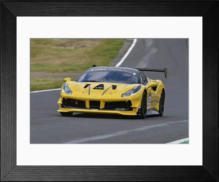 Framed Print : CM36 1015 Tim Snowden, Ferrari 488 Challenge Framed Print : CM36 1015 Tim Snowden, Ferrari 488 Challenge