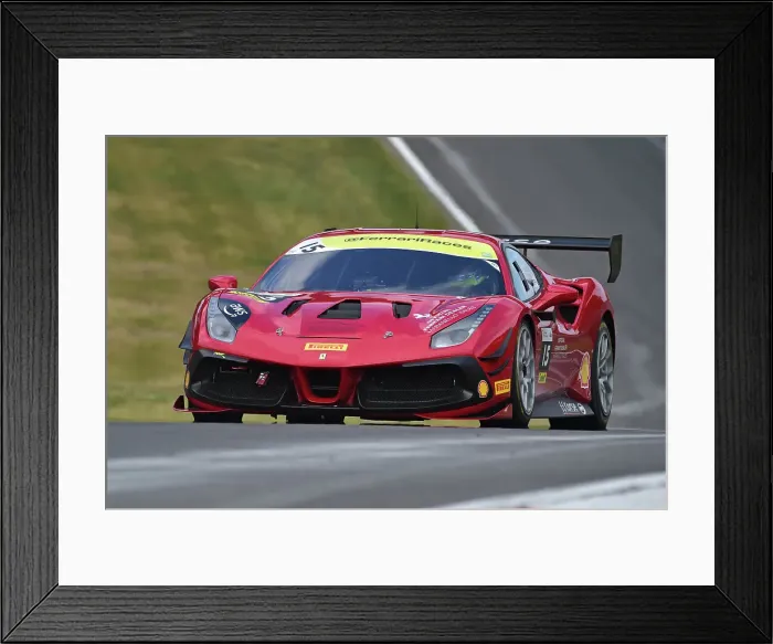 Framed Print : CM36 1029 Stuart Marston, Ferrari 488 Challenge Evo