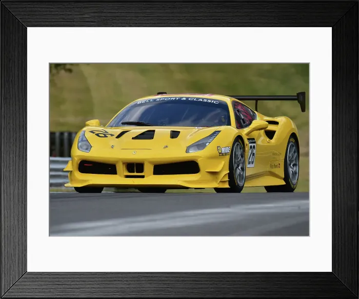 Framed Print : CM36 1030 Colin Sowter, Ferrari 488 Challenge Framed Print : CM36 1030 Colin Sowter, Ferrari 488 Challenge