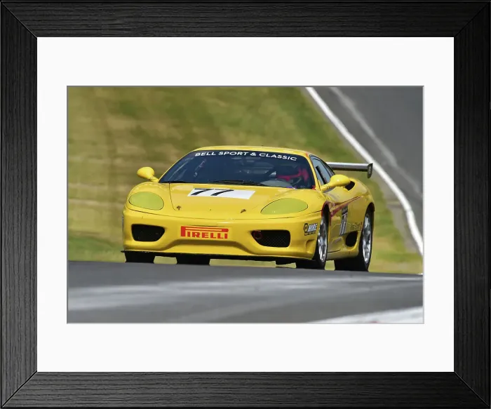 Framed Print : CM36 1046 Mick Dwane, Ferrari 360 Challenge Framed Print : CM36 1046 Mick Dwane, Ferrari 360 Challenge