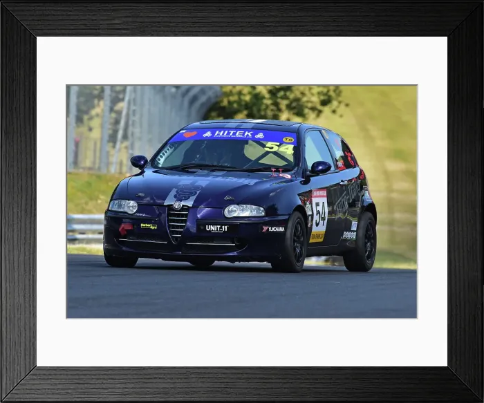 Framed Print : CM36 0787 Adrian Norman, Alfa Romeo 147