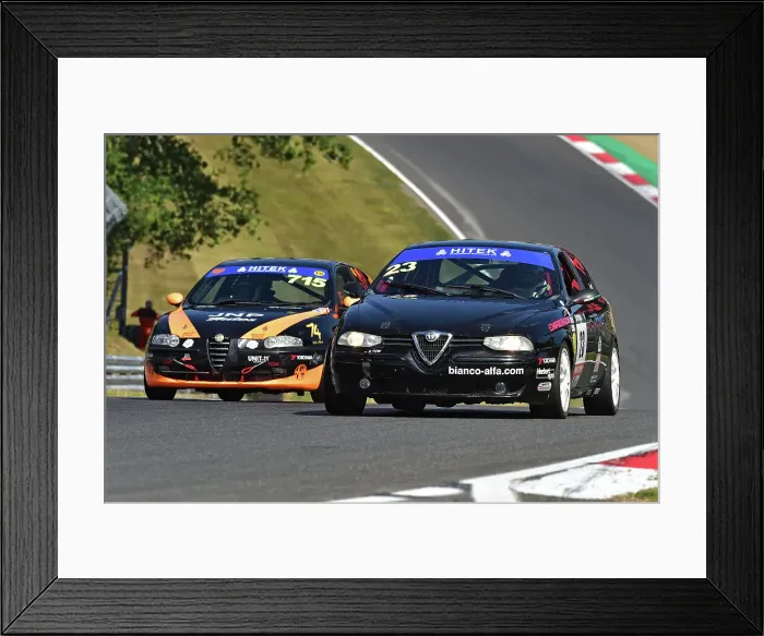Framed Print : CM36 0831 James Ford, Alfa Romeo 156, James Powell, Alfa Romeo 147 Framed Print : CM36 0831 James Ford, Alfa Romeo 156, James Powell, Alfa Romeo 147