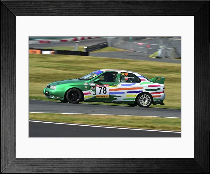 Framed Print : CM36 1252 Edward Robinson, Alfa Romeo 156 Twin Spark