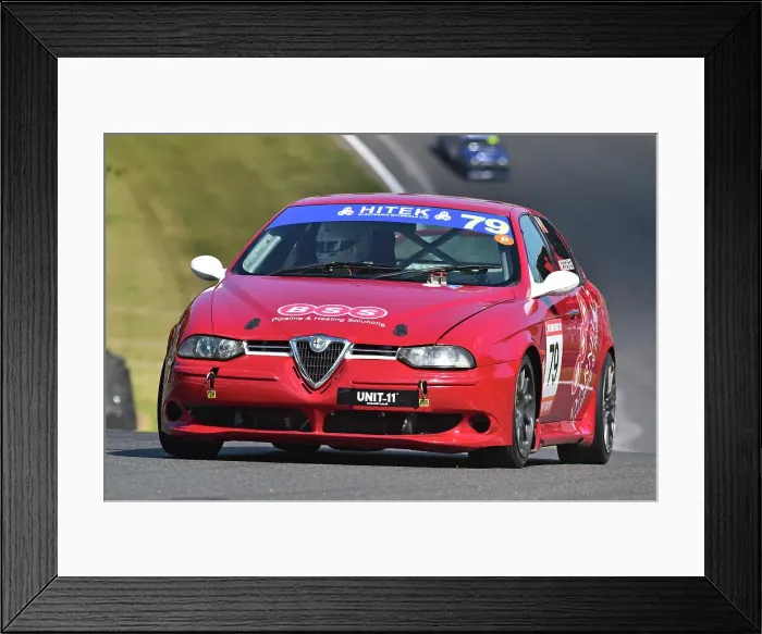 Framed Print : CM36 0772 Dave Messenger, Alfa Romeo 156 V6