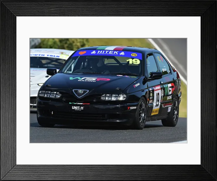 Framed Print : CM36 0777 David Pickup, Alfa Romeo 146