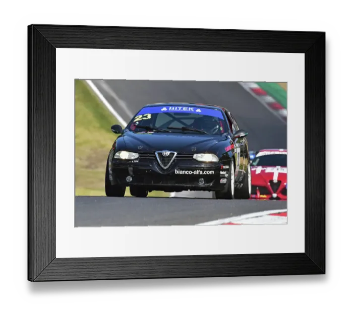 Framed Print : CM36 0770 James Ford, Alfa Romeo 156 Framed Print : CM36 0770 James Ford, Alfa Romeo 156