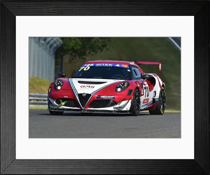 Framed Print : CM36 0814 Mike Hilton, Alfa Romeo 4C