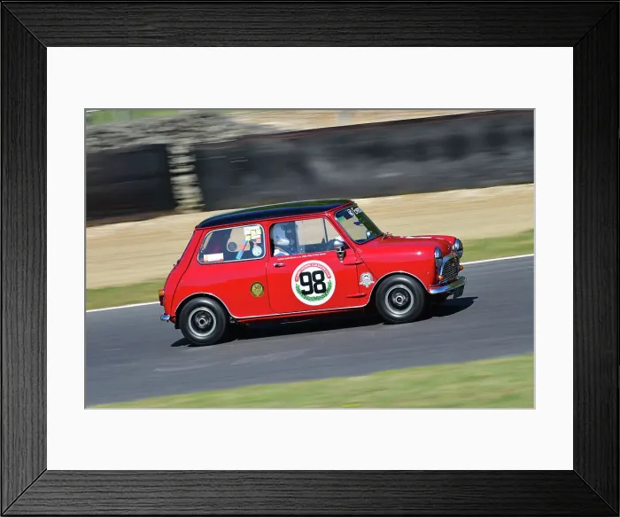 Framed Print : CJ14 5004 Mike Davies, John Davies, Austin Mini Cooper S Framed Print : CJ14 5004 Mike Davies, John Davies, Austin Mini Cooper S
