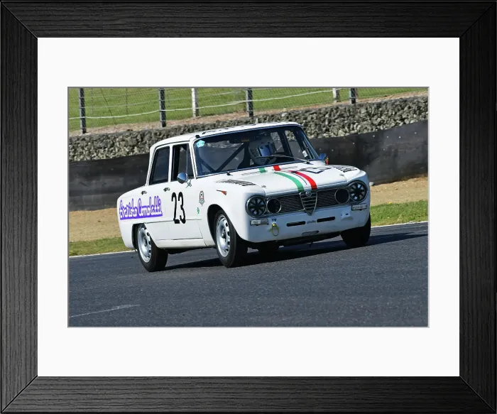 Framed Print : CJ14 5050 Alexander Poulton, Myles Poulton, Alfa Romeo Giulia Ti Super Framed Print : CJ14 5050 Alexander Poulton, Myles Poulton, Alfa Romeo Giulia Ti Super