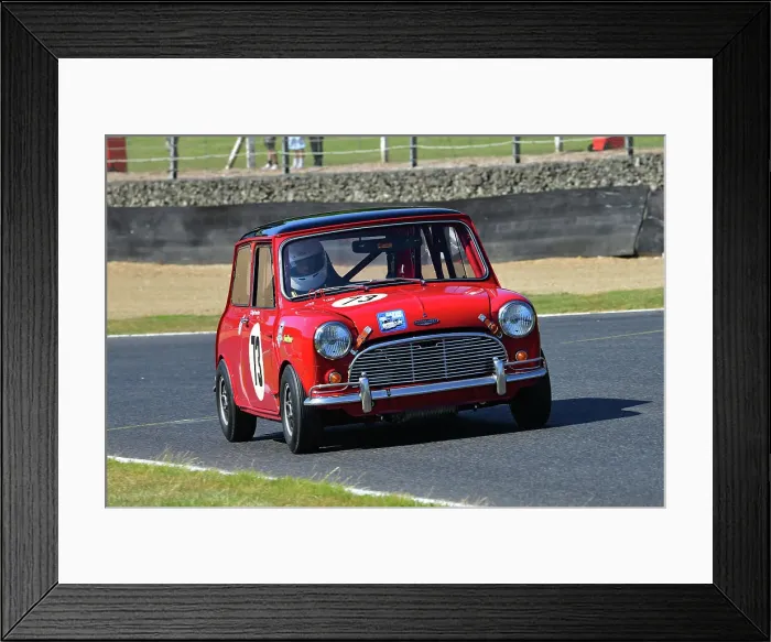 Framed Print : CJ14 5058 Nigel Fraser Ker, Austin Mini Cooper S Framed Print : CJ14 5058 Nigel Fraser Ker, Austin Mini Cooper S