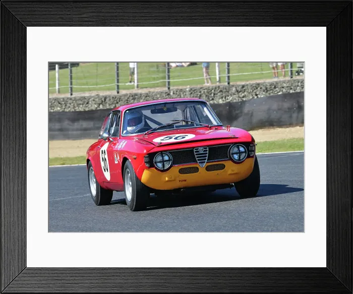 Framed Print : CJ14 5065 David Alexander, Richard Fores, Alfa Romeo Giulia Sprint GT Framed Print : CJ14 5065 David Alexander, Richard Fores, Alfa Romeo Giulia Sprint GT