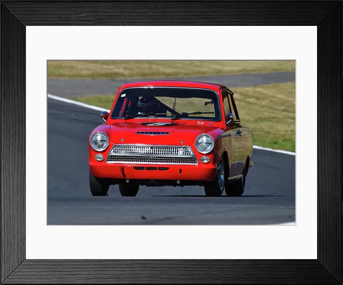 Framed Print : CJ14 5109 Pete Chambers, Lotus Ford Cortina Mk1 Framed Print : CJ14 5109 Pete Chambers, Lotus Ford Cortina Mk1