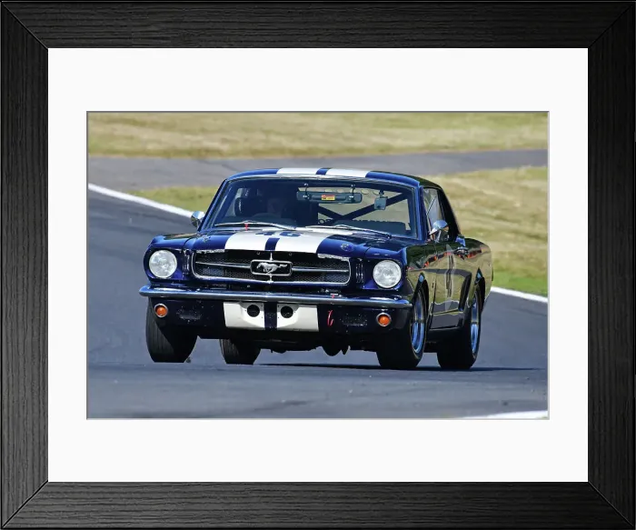 Framed Print : CJ14 5110 Jerry Bailey, Ford Mustang