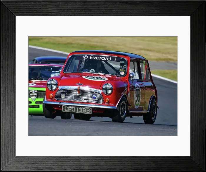 Framed Print : CJ14 5115 Mike Davies, John Davies, Austin Mini Cooper S Framed Print : CJ14 5115 Mike Davies, John Davies, Austin Mini Cooper S