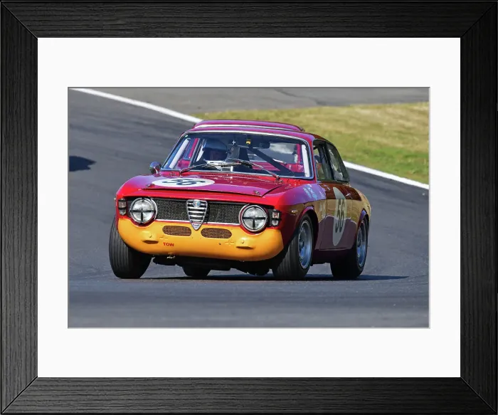Framed Print : CJ14 5132 David Alexander, Richard Fores, Alfa Romeo Giulia Sprint GT Framed Print : CJ14 5132 David Alexander, Richard Fores, Alfa Romeo Giulia Sprint GT