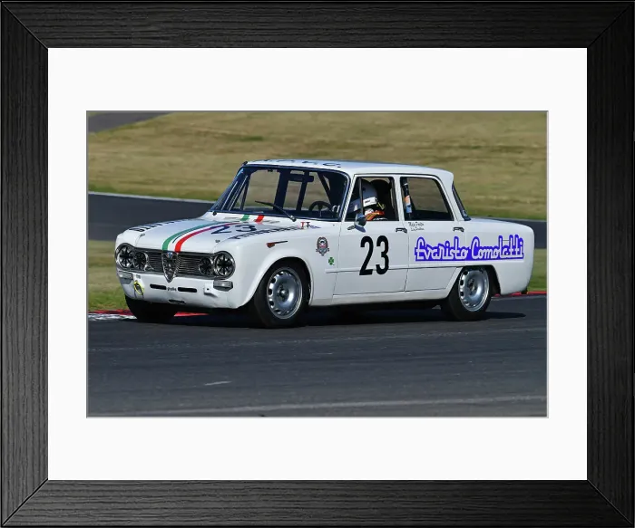 Framed Print : CJ14 5186 Alexander Poulton, Myles Poulton, Alfa Romeo Giulia Ti Super Framed Print : CJ14 5186 Alexander Poulton, Myles Poulton, Alfa Romeo Giulia Ti Super