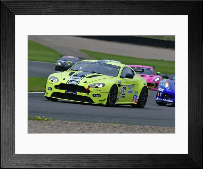 Framed Print : CJ14 4133 Dale Albutt, Aston Martin GT4 Framed Print : CJ14 4133 Dale Albutt, Aston Martin GT4