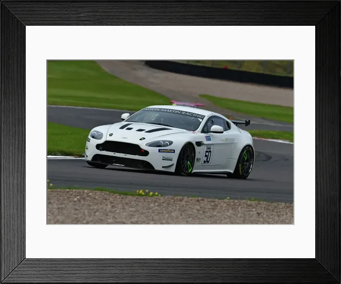 Framed Print : CJ14 4137 Peter Montague, Stuart Hall, Aston Martin Vantage GT4 Framed Print : CJ14 4137 Peter Montague, Stuart Hall, Aston Martin Vantage GT4