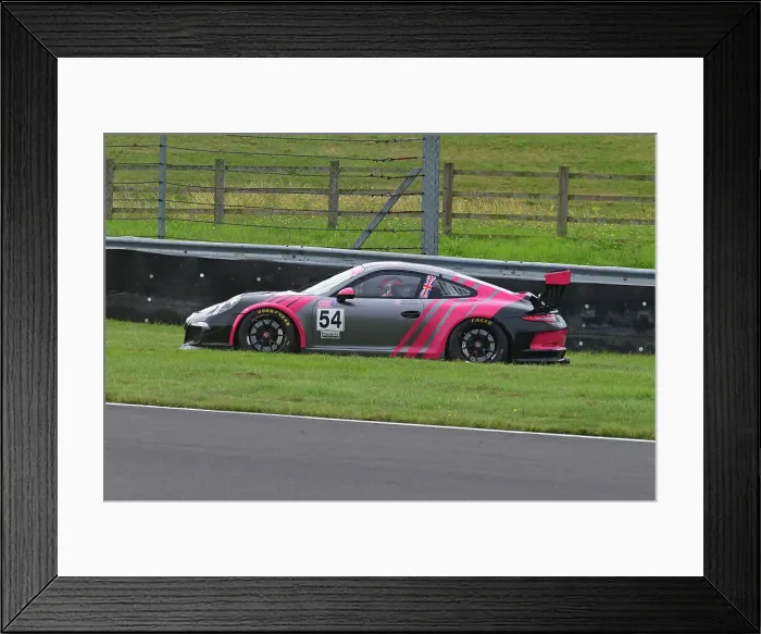 Framed Print : CJ14 4220 Billy Nairn, Carl Nairn, Porsche 991-1 GT3 Cup