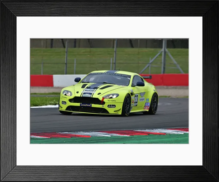 Framed Print : CJ14 4249 Dale Albutt, Aston Martin GT4 Framed Print : CJ14 4249 Dale Albutt, Aston Martin GT4