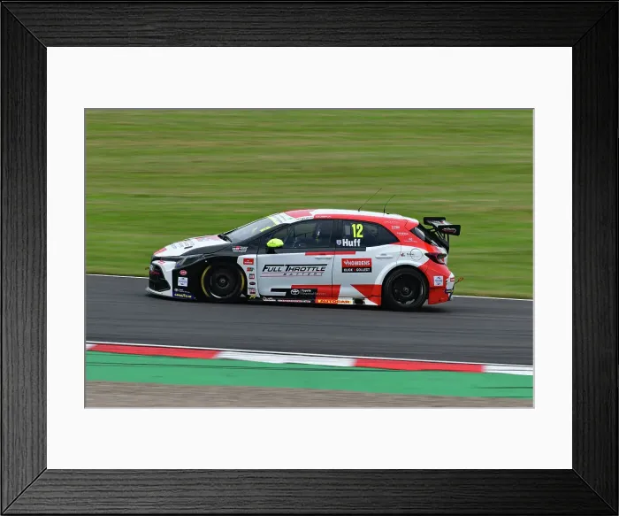 Framed Print : CJ14 6017 Rob Huff, Toyota Corolla GR Sport, Toyota Gazoo Racing