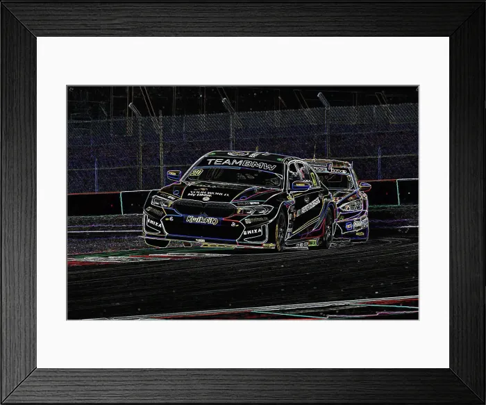 Framed Print : CJ14 6135PE Colin Turkington, BMW 330e M Sport, Team BMW Framed Print : CJ14 6135PE Colin Turkington, BMW 330e M Sport, Team BMW