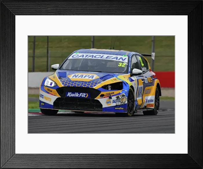 Framed Print : CJ14 6148 Daniel Rowbottom, Ford Focus ST, NAPA Racing UK Framed Print : CJ14 6148 Daniel Rowbottom, Ford Focus ST, NAPA Racing UK