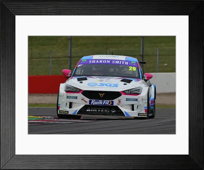 Framed Print : CJ14 6151 Scott Sumpton, Cupra Leon, Restart Racing