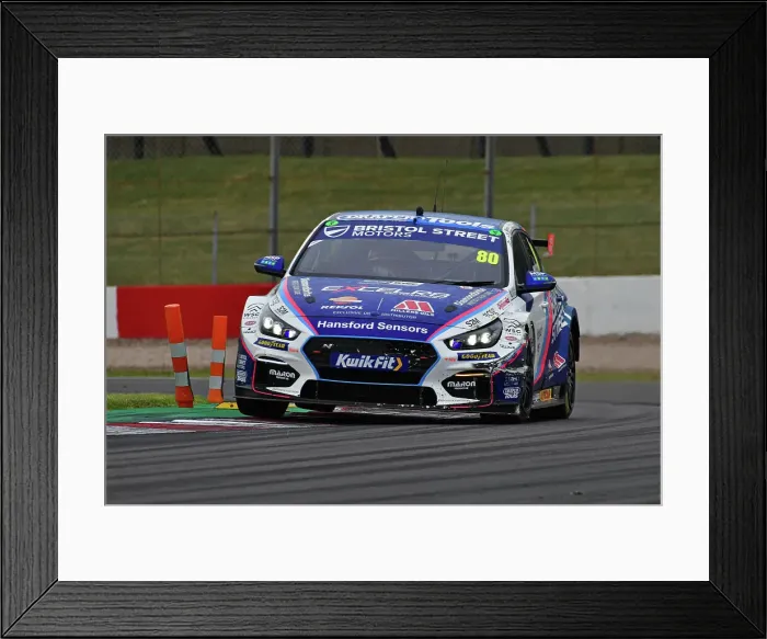 Framed Print : CJ14 6159 Tom Ingram, Hyundai i30N, Team Bristol Street Motors Framed Print : CJ14 6159 Tom Ingram, Hyundai i30N, Team Bristol Street Motors