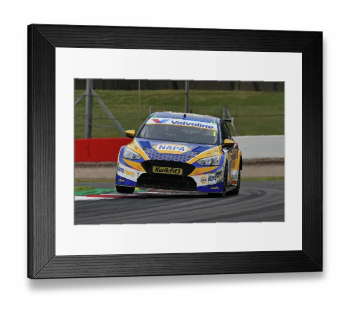 Framed Print : CJ14 6212 Ashley Sutton, Ford Focus ST, NAPA Racing UK Framed Print : CJ14 6212 Ashley Sutton, Ford Focus ST, NAPA Racing UK