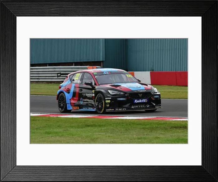 Framed Print : CJ14 6448 Chris Smiley, Cupra Leon, Restart Racing Framed Print : CJ14 6448 Chris Smiley, Cupra Leon, Restart Racing