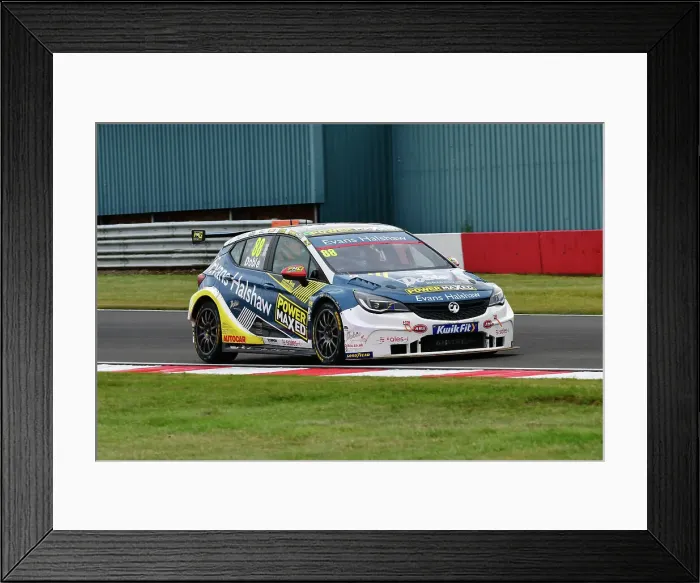 Framed Print : CJ14 6450 Mikey Doble, Vauxhall Astra, Evans Halshaw Power Maxed Racing Framed Print : CJ14 6450 Mikey Doble, Vauxhall Astra, Evans Halshaw Power Maxed Racing