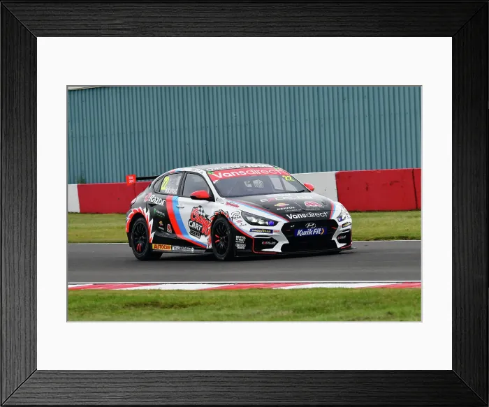 Framed Print : CJ14 6454 Nick Halstead, Hyundai i30N, Team Bristol Street Motors Framed Print : CJ14 6454 Nick Halstead, Hyundai i30N, Team Bristol Street Motors