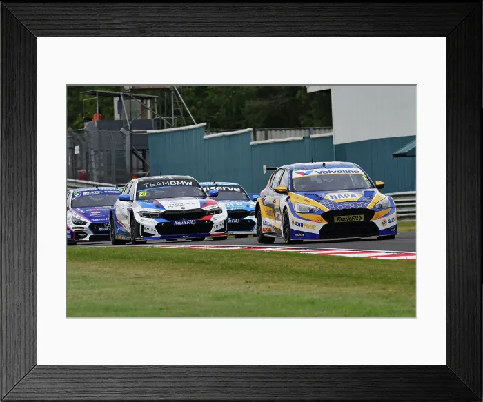 Framed Print : CJ14 6456 Ashley Sutton, Ford Focus ST, NAPA Racing UK Framed Print : CJ14 6456 Ashley Sutton, Ford Focus ST, NAPA Racing UK