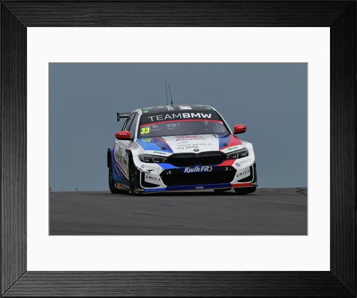Framed Print : CJ14 6506 Adam Morgan, BMW 330e M Sport, Team BMW Framed Print : CJ14 6506 Adam Morgan, BMW 330e M Sport, Team BMW